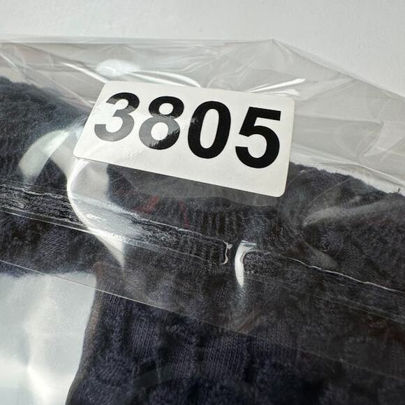 Talbots Top Womens 1X Navy Crochet Lace Short Sleeve Party Holiday Career Preppy - Picture 11 of 11